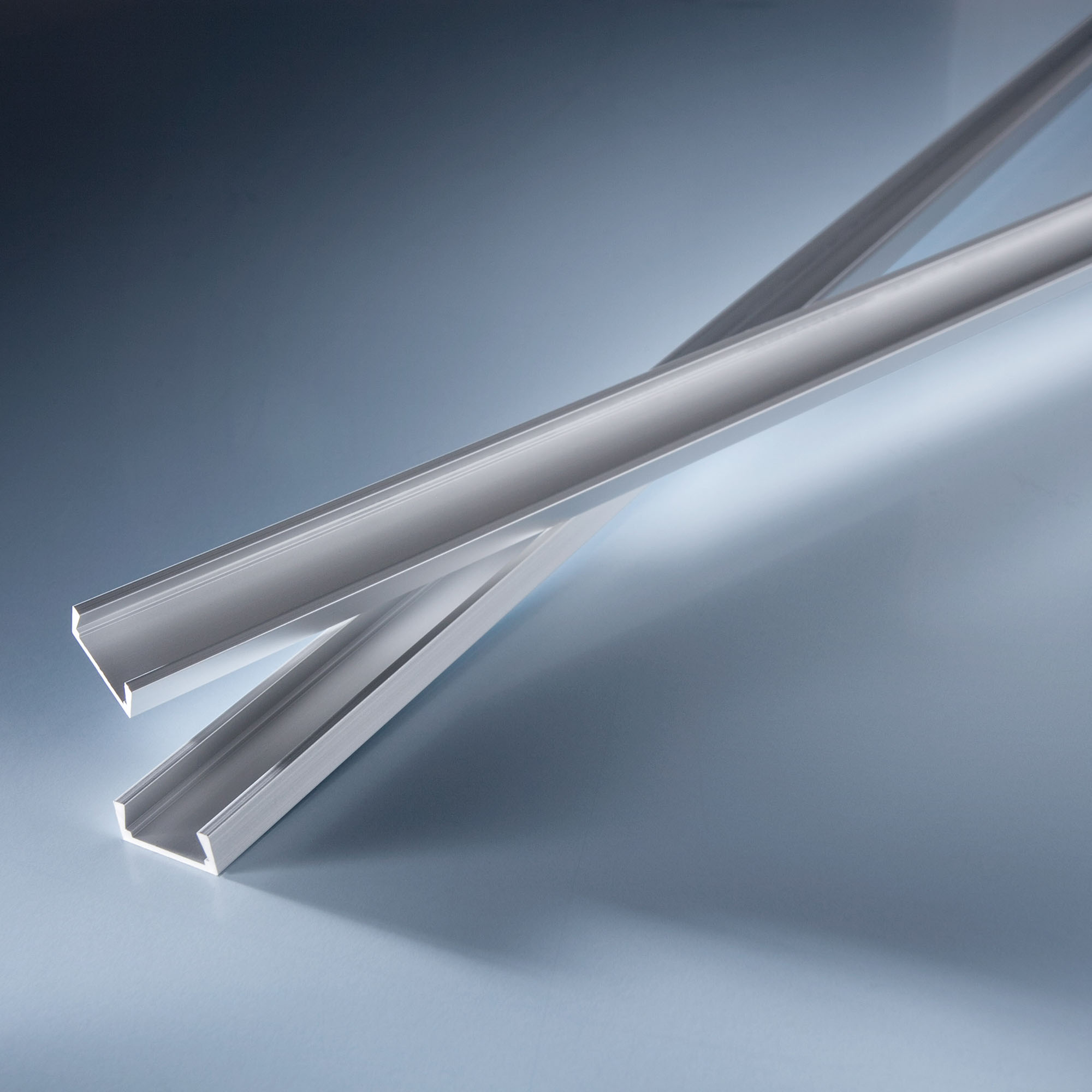 Profilo in alluminio Profilo Aluflex stretto altezza bassa 1020mm