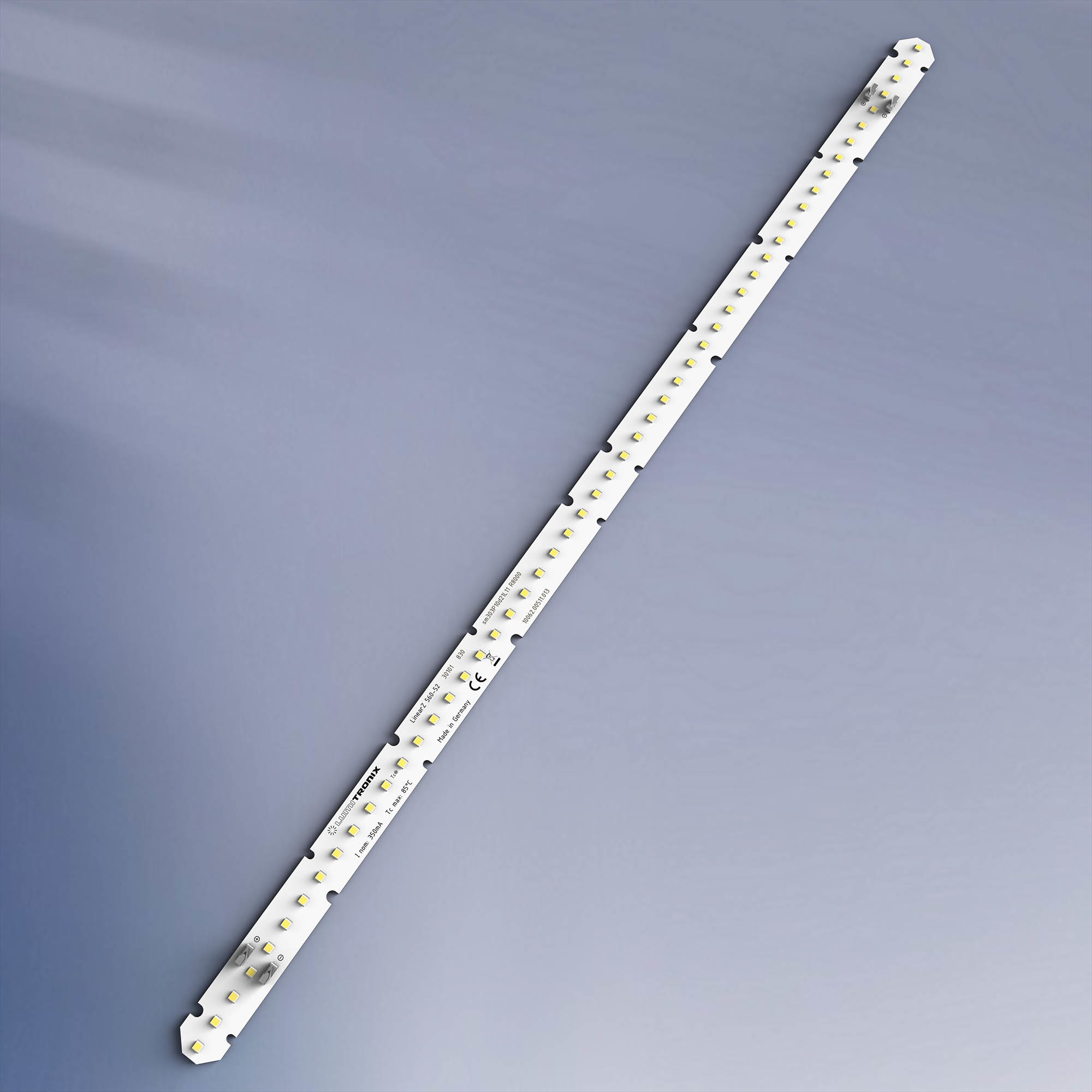 LinearZ 52 Nichia Rsp0a Striscia LED Zhaga orticoltura bianco neutro 5000K 28PPF 1780lm 350mA 37.5V 52 LED modulo 56cm (3179lm/m 24W/m)