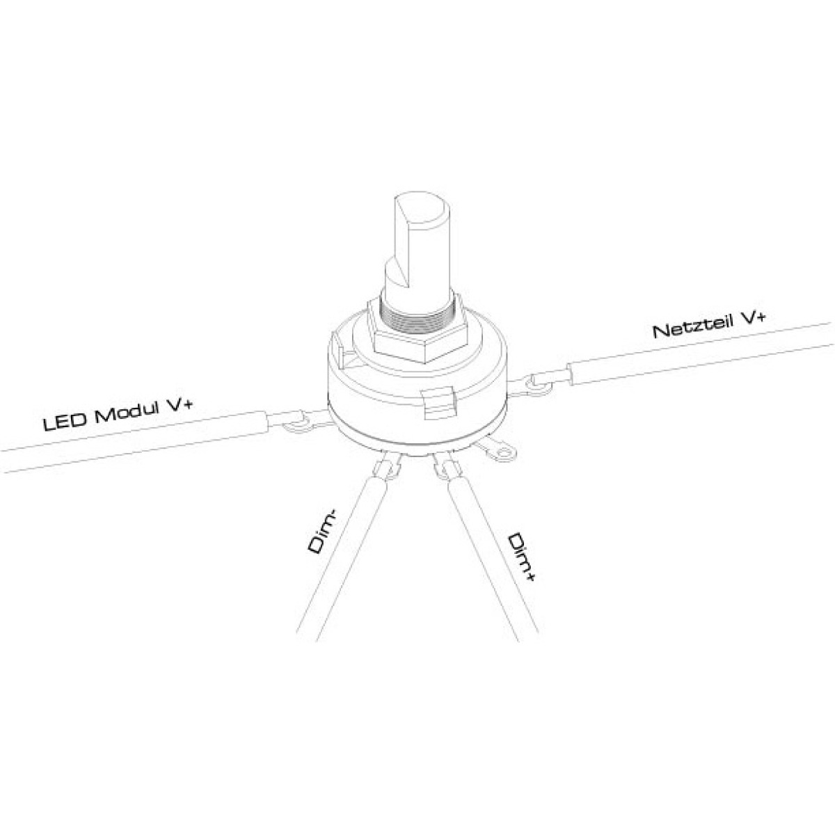 Starter-Kit LumiFlex COB LED Strip a luce continua bianco caldo CRI90 2700K 5690lm 24V 5m bobina con driver e dimmer