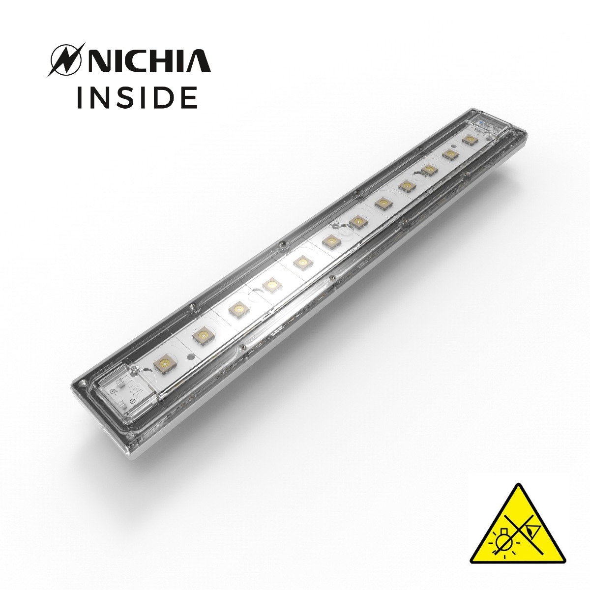 Modulo LED UVC Nichia viola 280nm 12 LED NCSU334B 882mW 29cm 1050mA IP67 per disinfezione e sterilizzazione 