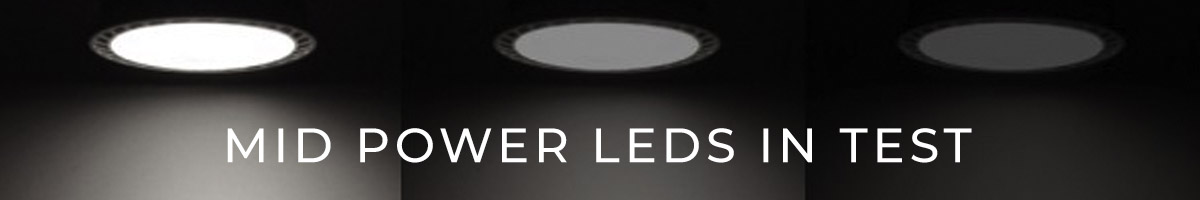Test di confronto delle prestazioni dei LED di media potenza: LED Nichia al primo posto