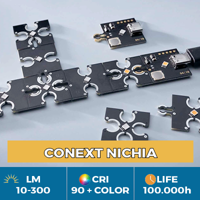 Moduli LED Conext professionali, Click & Play per la libertà di forma e colore