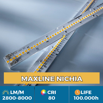 Strisce LED professionali Maxline, Plug & Play, flusso luminoso fino a 8000 lm / m
