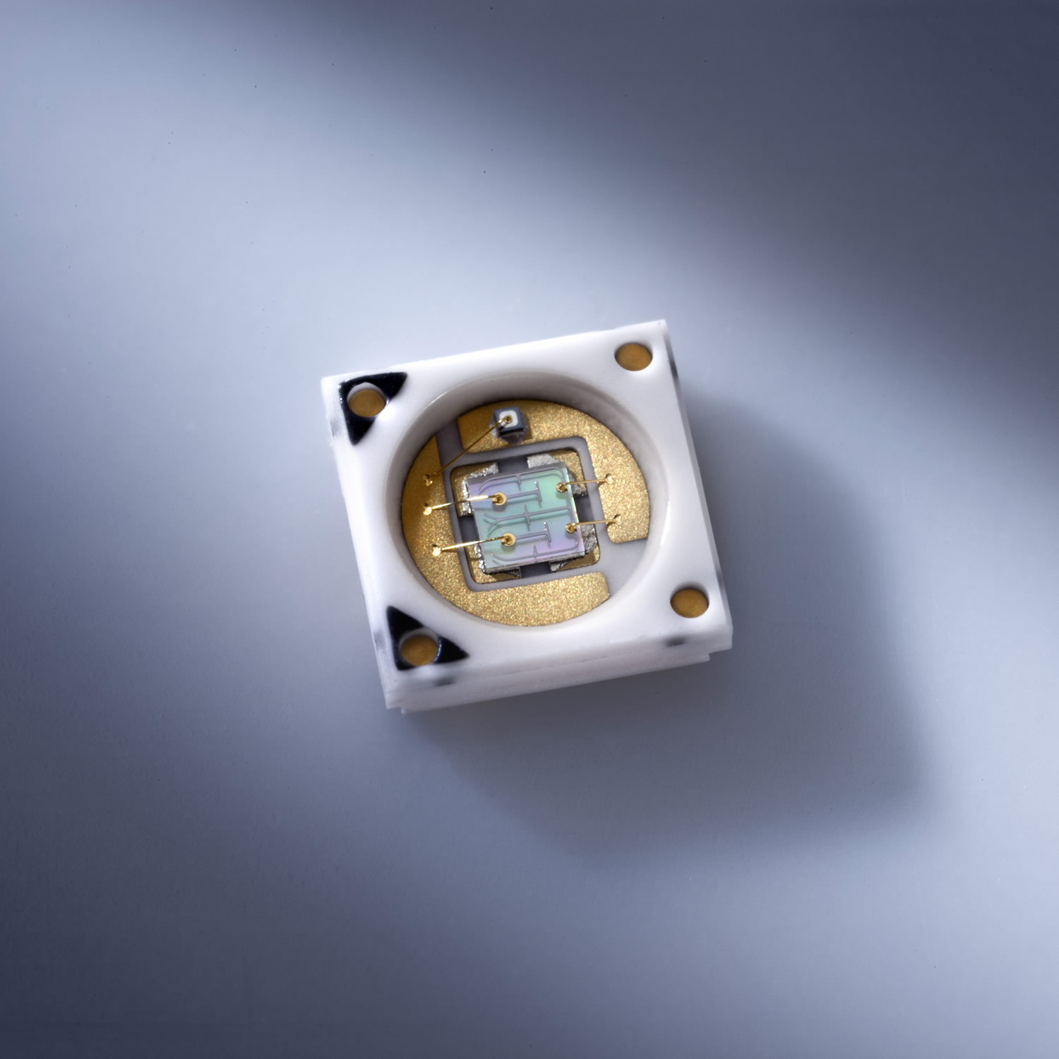 Nichia SMD LED UV NCSU275 385nm 370mW a 500mA 1.85W 1x1cm Quadrato PCB