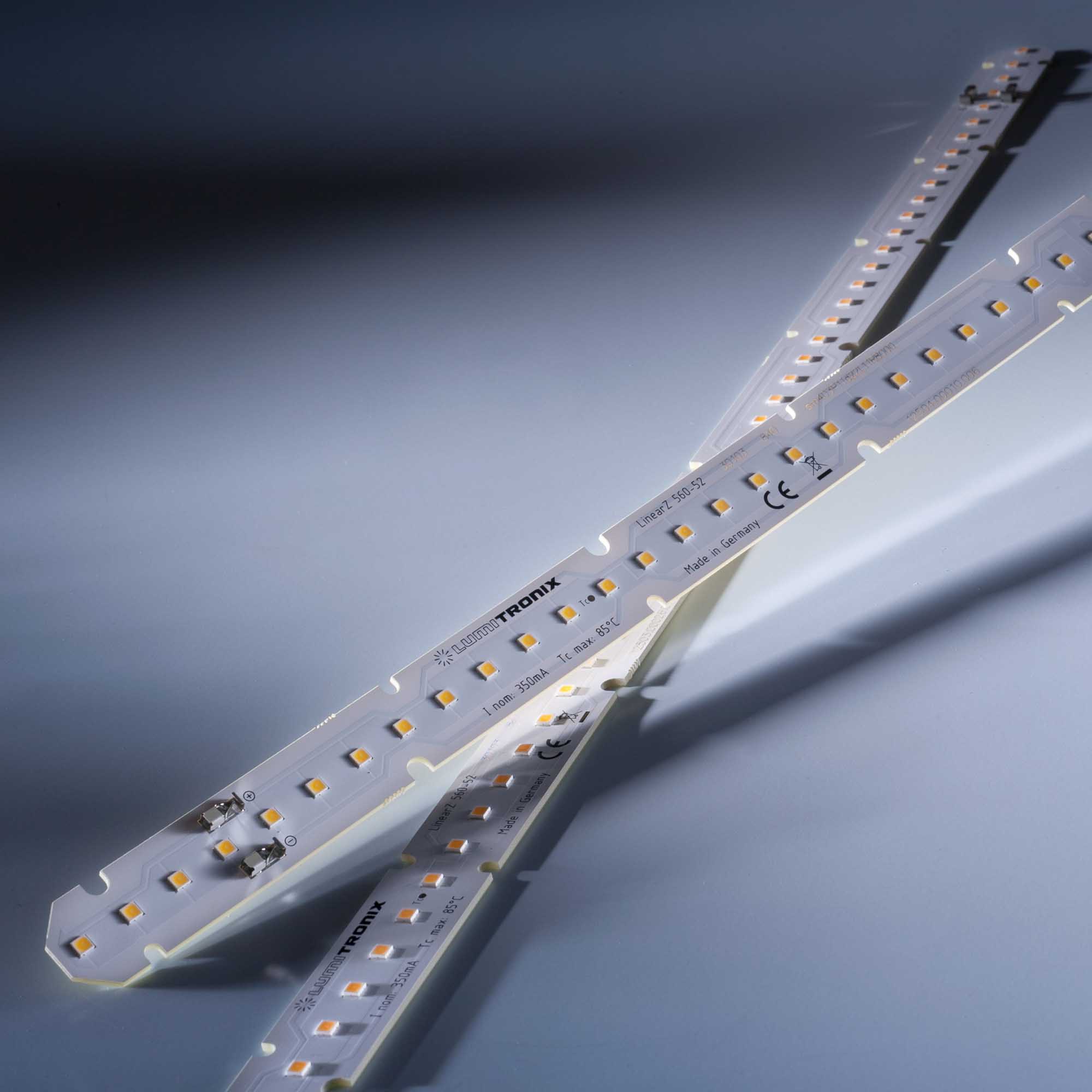 LinearZ 52 Nichia Striscia LED Zhaga bianco caldo 3000K 2120lm 350mA 37.5V 52 LED modulo 56cm (3786lm/m 24W/m)