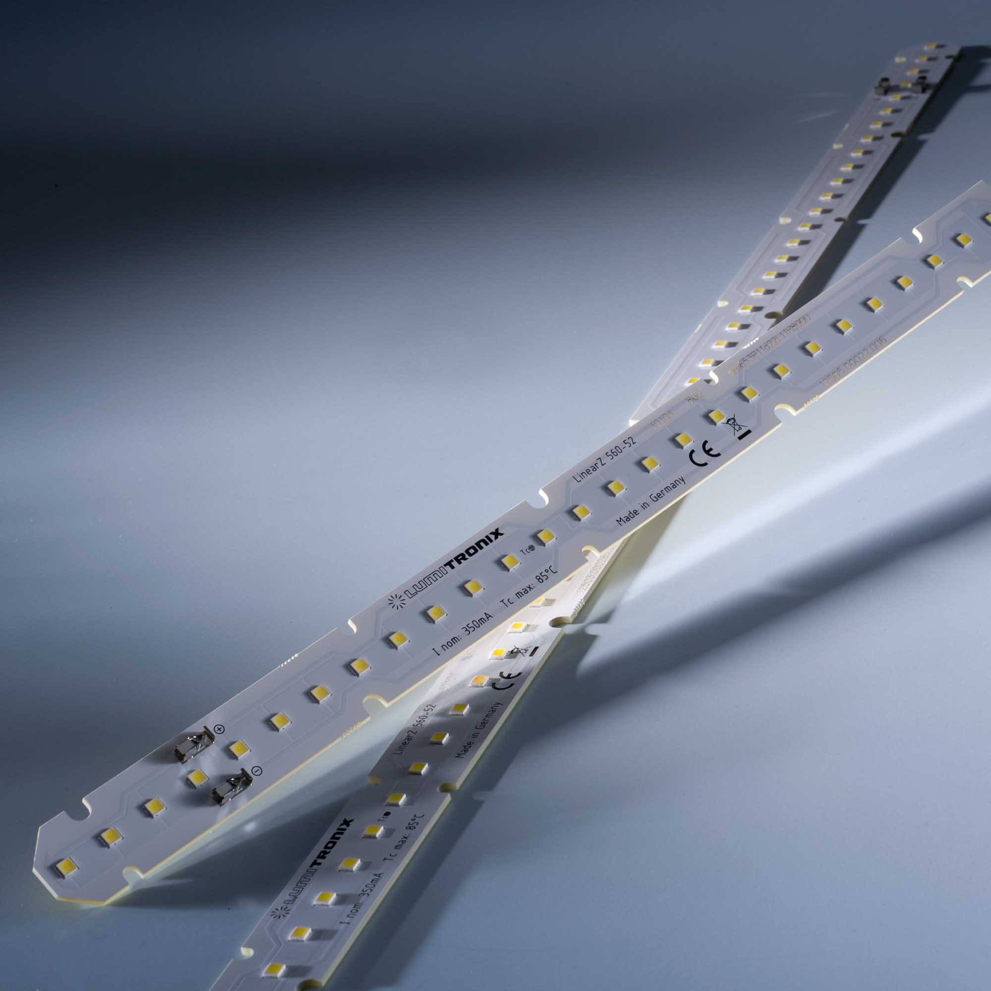 LinearZ 52 Nichia Striscia LED Zhaga Optisolis CRI98+ bianco neutro 5000K 1504lm 350mA 375V 52 LED modulo 56cm (2686lm/m 24W/m)