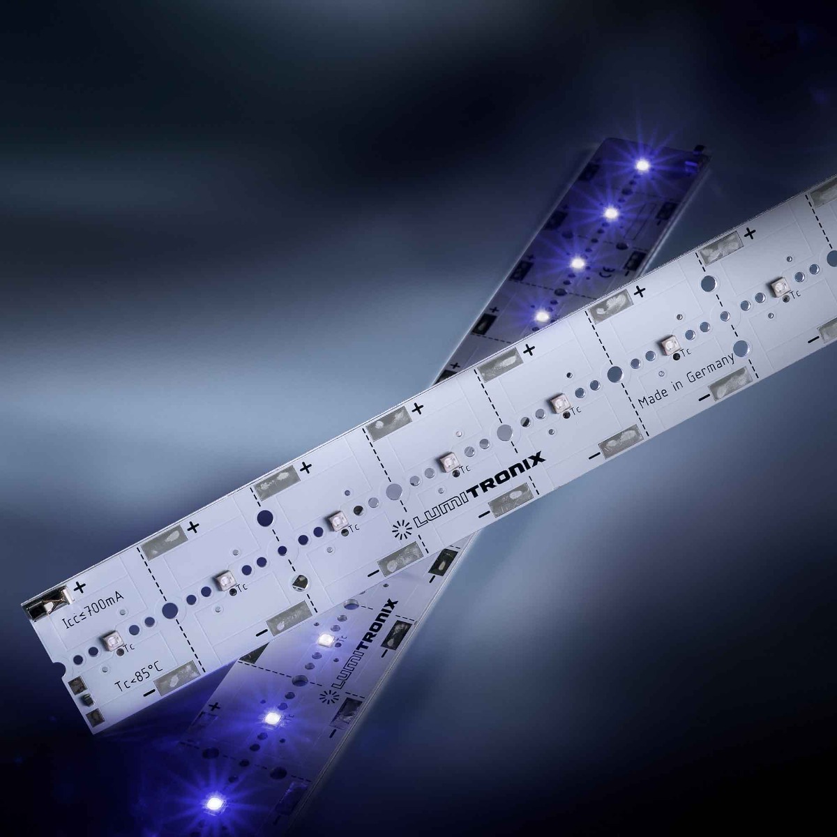 PowerBar Configurabile Nichia LED Aluminium Module 12x Color High Power 1W 219 LED 350mA (fino a 15000lm/m)