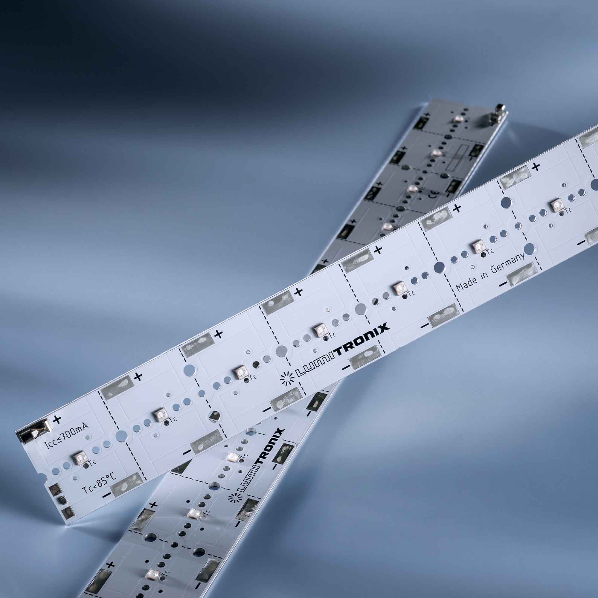 PowerBar V3 LED Modulo in alluminio blu scuro 455nm 700mA 12x Osram Oslon SSL LED 29cm