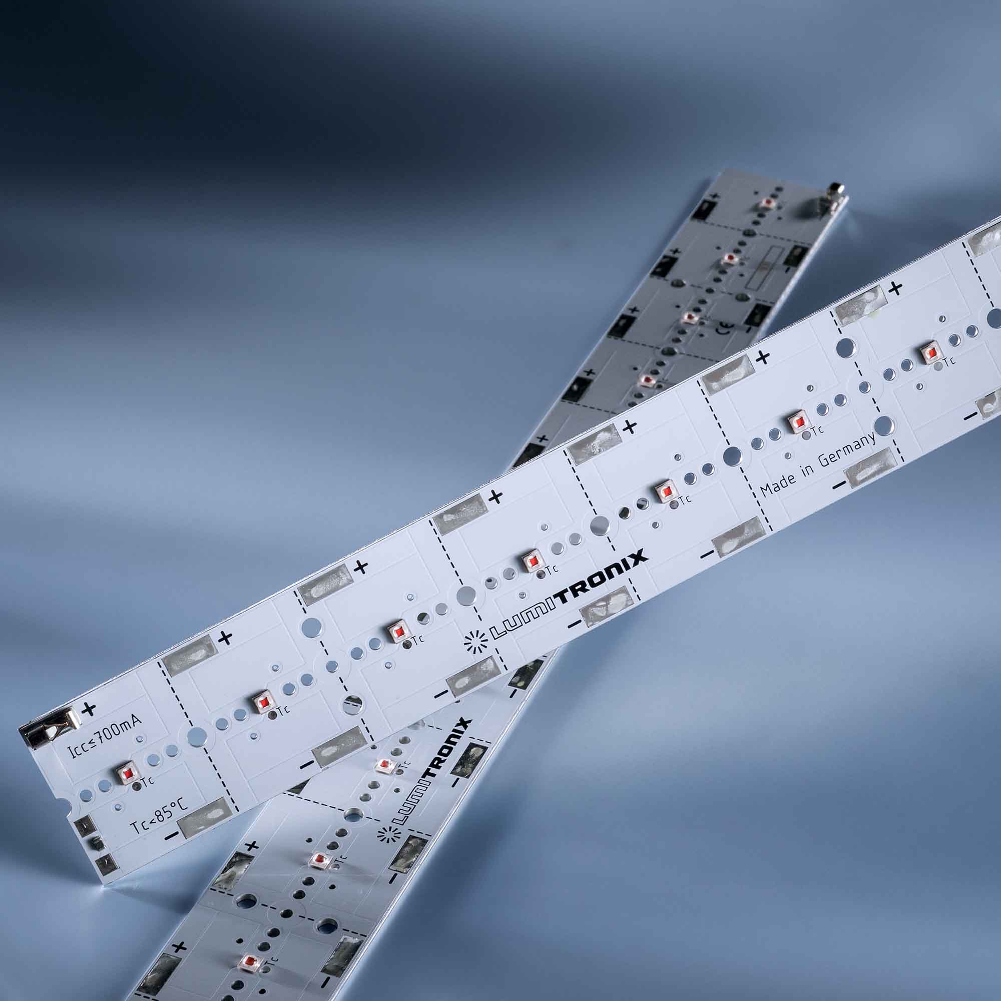 PowerBar V3 LED Modulo in alluminio giallo 590nm 1640lm 700mA 12x Osram Oslon SSL LED 29cm (5656lm/m)