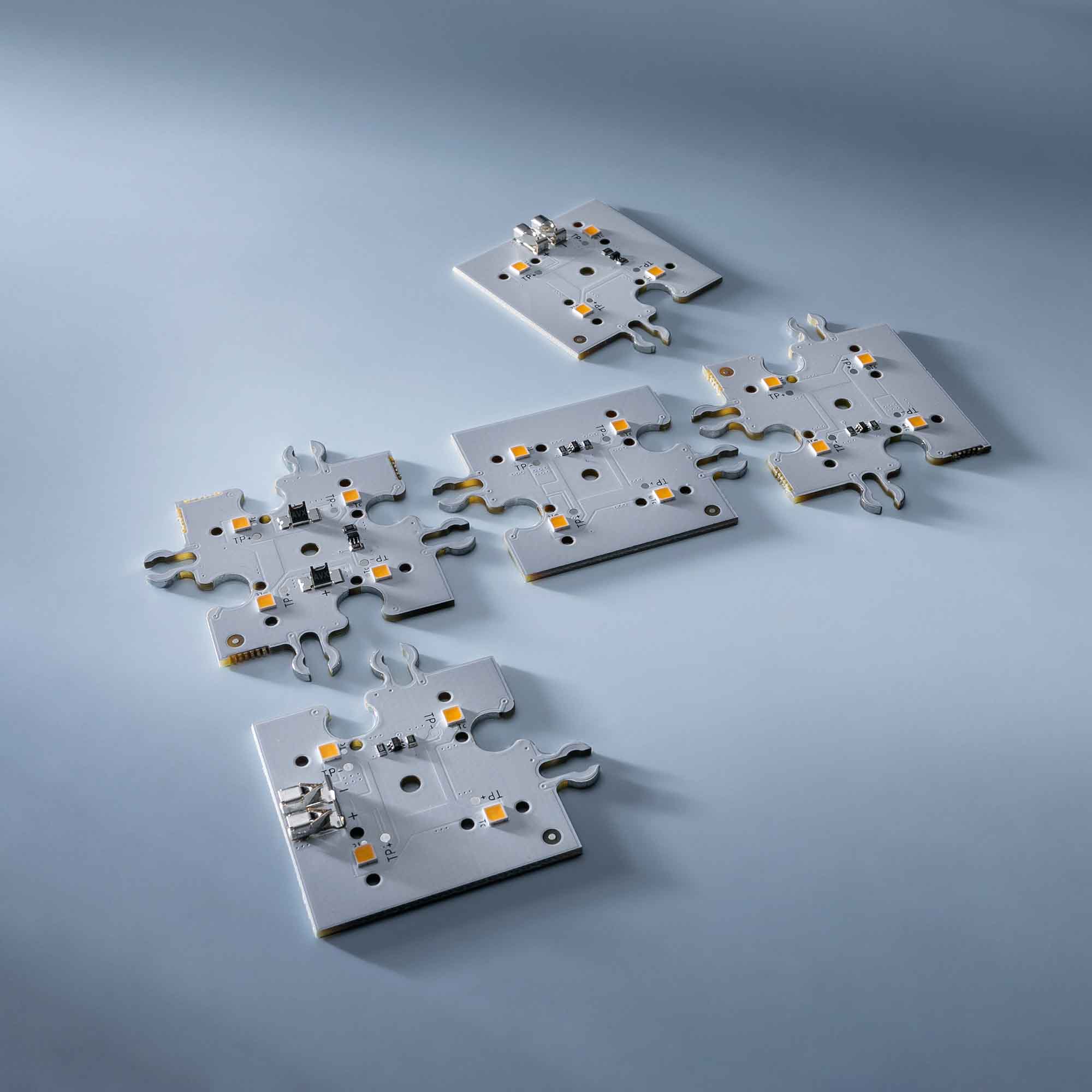 ConextMatrix Modulo Angolo Matrice 4 LED bianco caldo 4x4 cm 24V CRI 90 118lm 0.89W