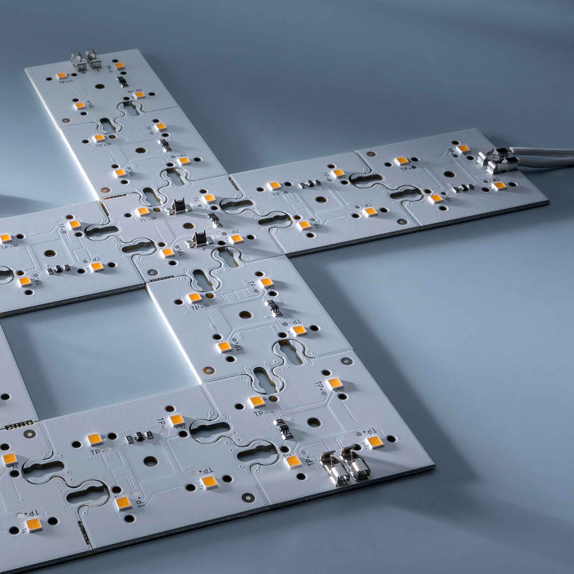 ConextMatrix Modulo Angolo Matrice 4 LED bianco caldo 4x4 cm 24V CRI 90 118lm 0.89W