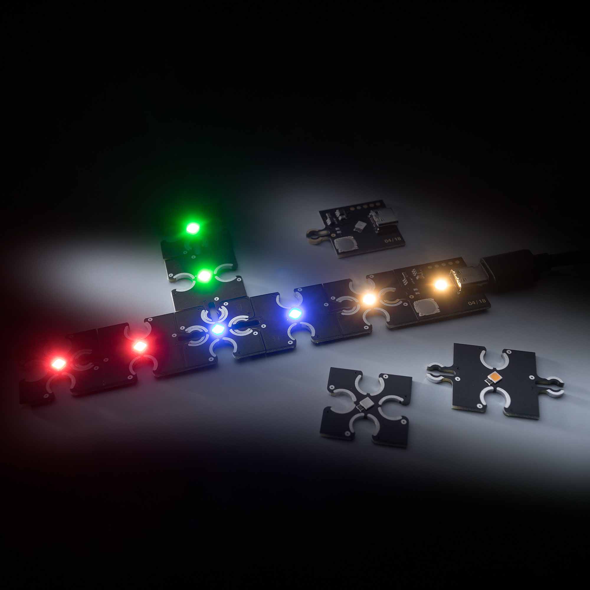 ConextPlay Modulo femmina blu 1 LED 2.5x2.5cm 5V 2lm 0.1W 2V