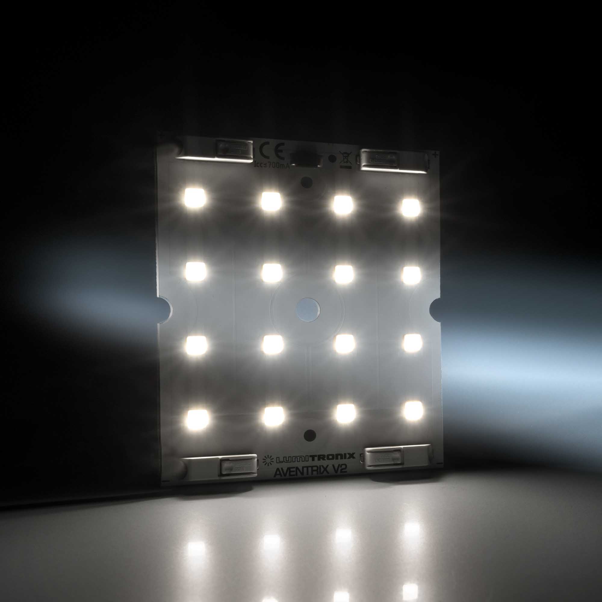 Aventrix 4x4 V2 Modulo LED 16x Nichia 757 LED 4000K CRI 80 1270lm 7.8W 4x4 V2 LED