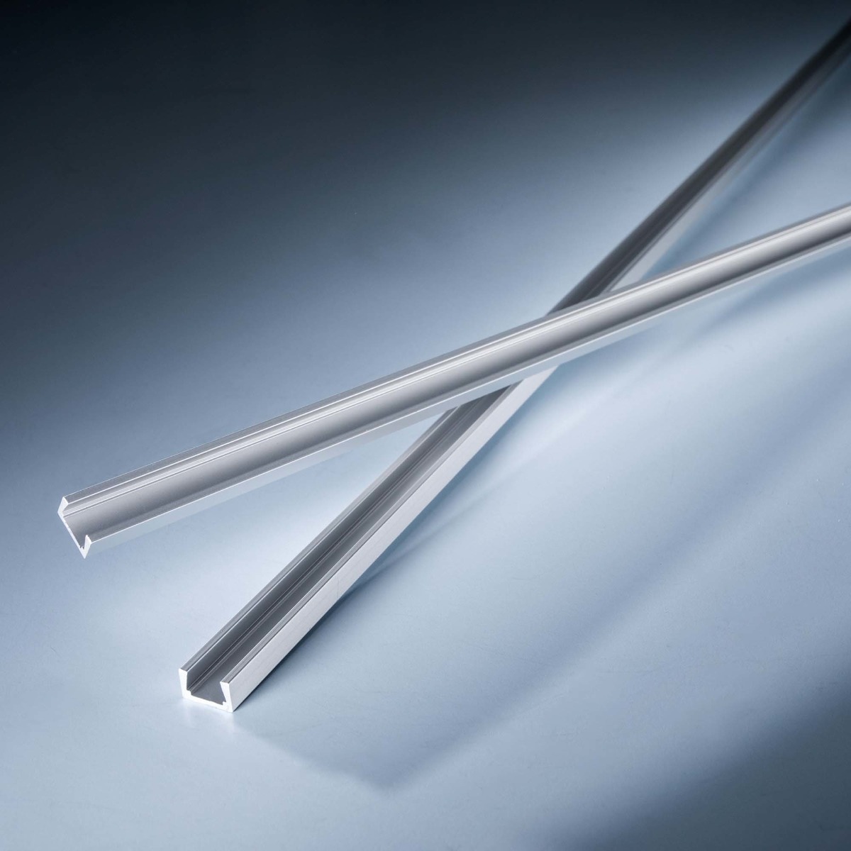 Profilo in alluminio AluSim flat per strisce LED flessibili Slimflex 102cm