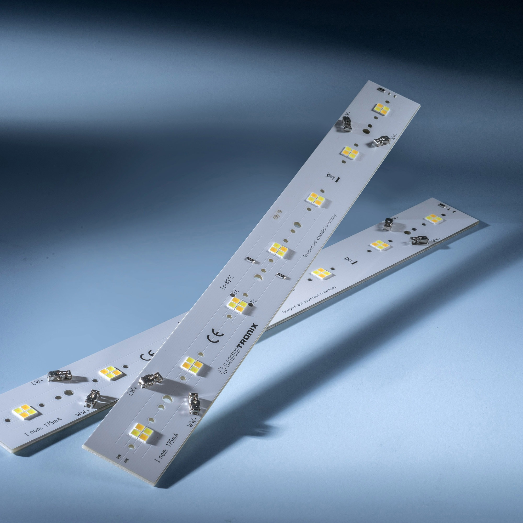 Daisy 28 Nichia LED Strip Tunable White 2700-4000K 595+625lm 175mA 20V 28 LED 28cm modulo (fino a 4375lm/m e 25W/m)