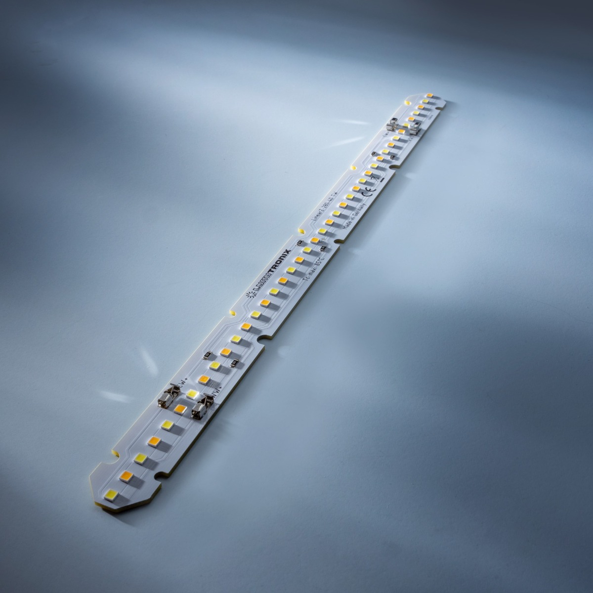 LumiBar-28 Multicolore Configurabile Plug & Play a 2 canali, TW, Dynasolis, Modulo LED bicolore Zhaga, 28x2 cm, Made in Germany