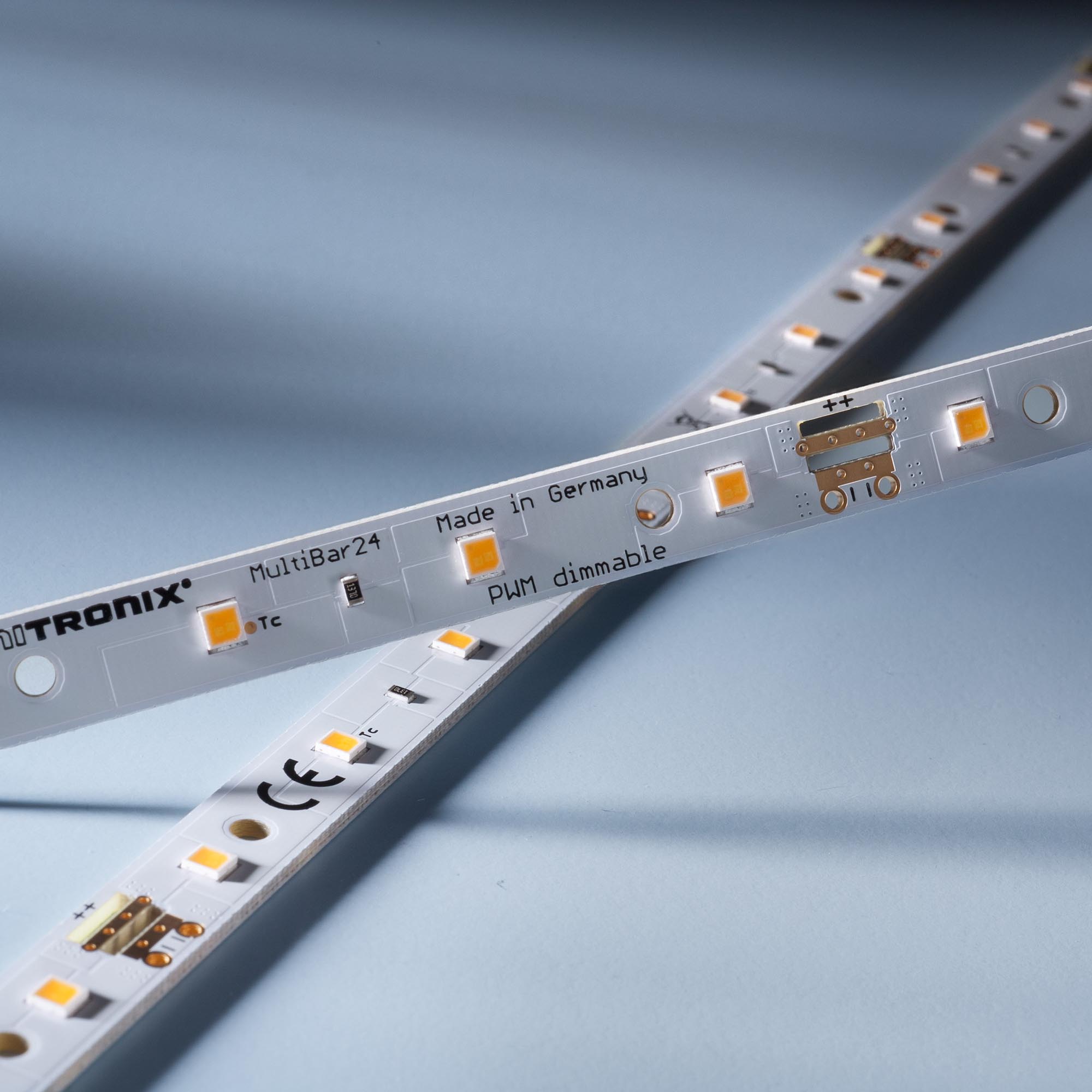 Multibar 24 Nichia Striscia LED bianco neutro CRI90 4000K 307lm 24V 24 LED 50cm (614lm/m 5.2W/m)