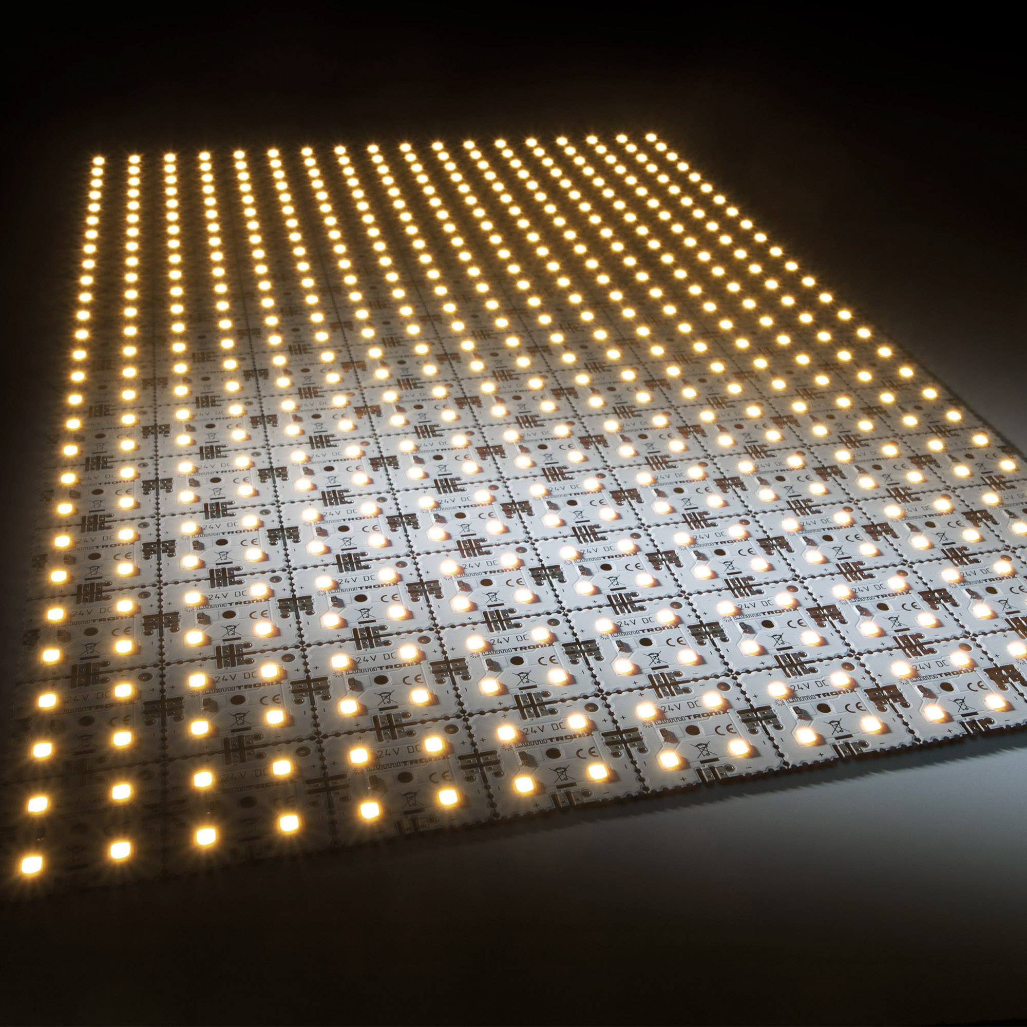 Modulo retroilluminazione Nichia Matrix Mini 126 segmenti (9x14) 504 LED 24V Bianco 3000K 60.5W 9040lm