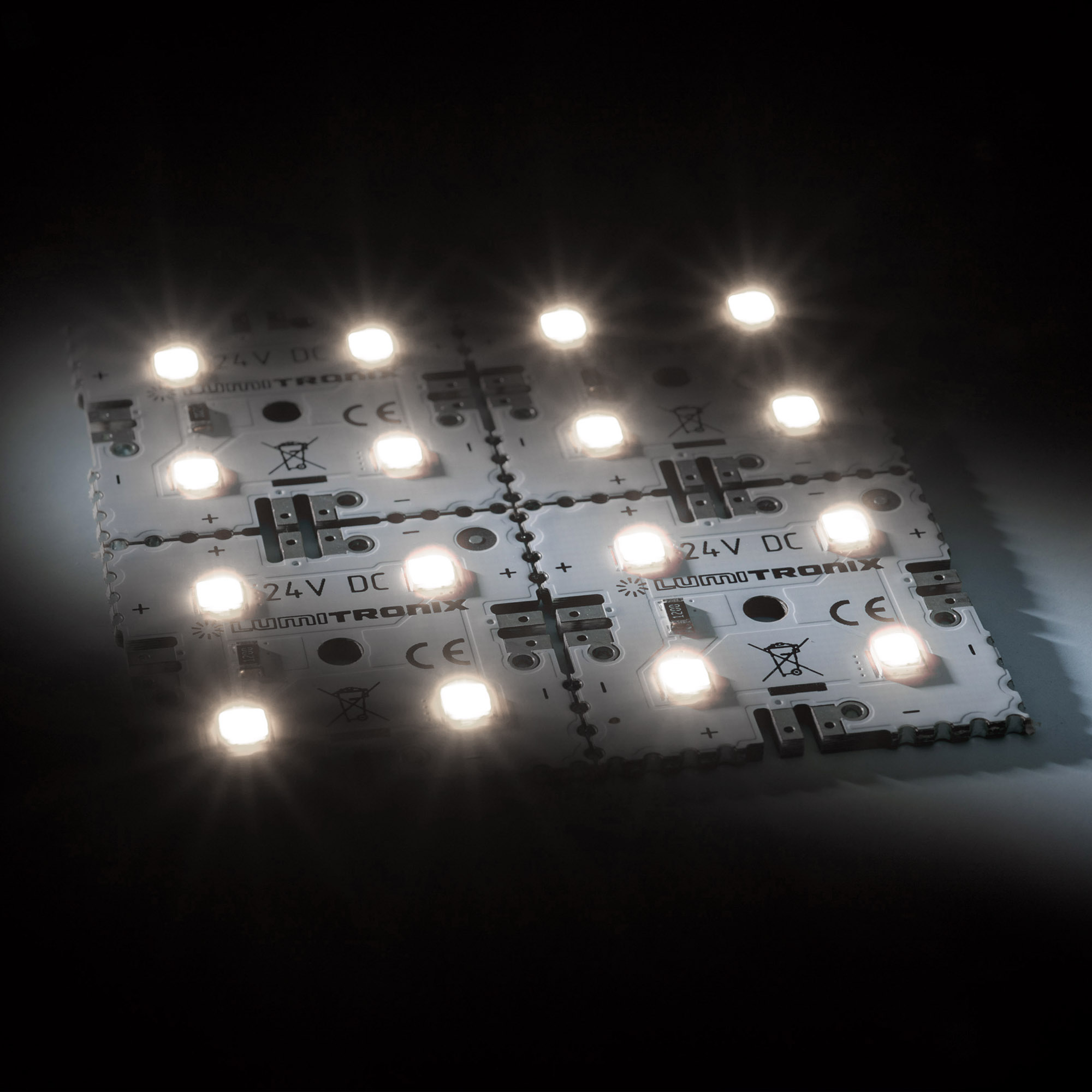 Nichia Modulo retroilluminazione Matrix Mini 4 segmenti (2x2) 16 LED 24V Bianco 4000K 1.92W 300lm