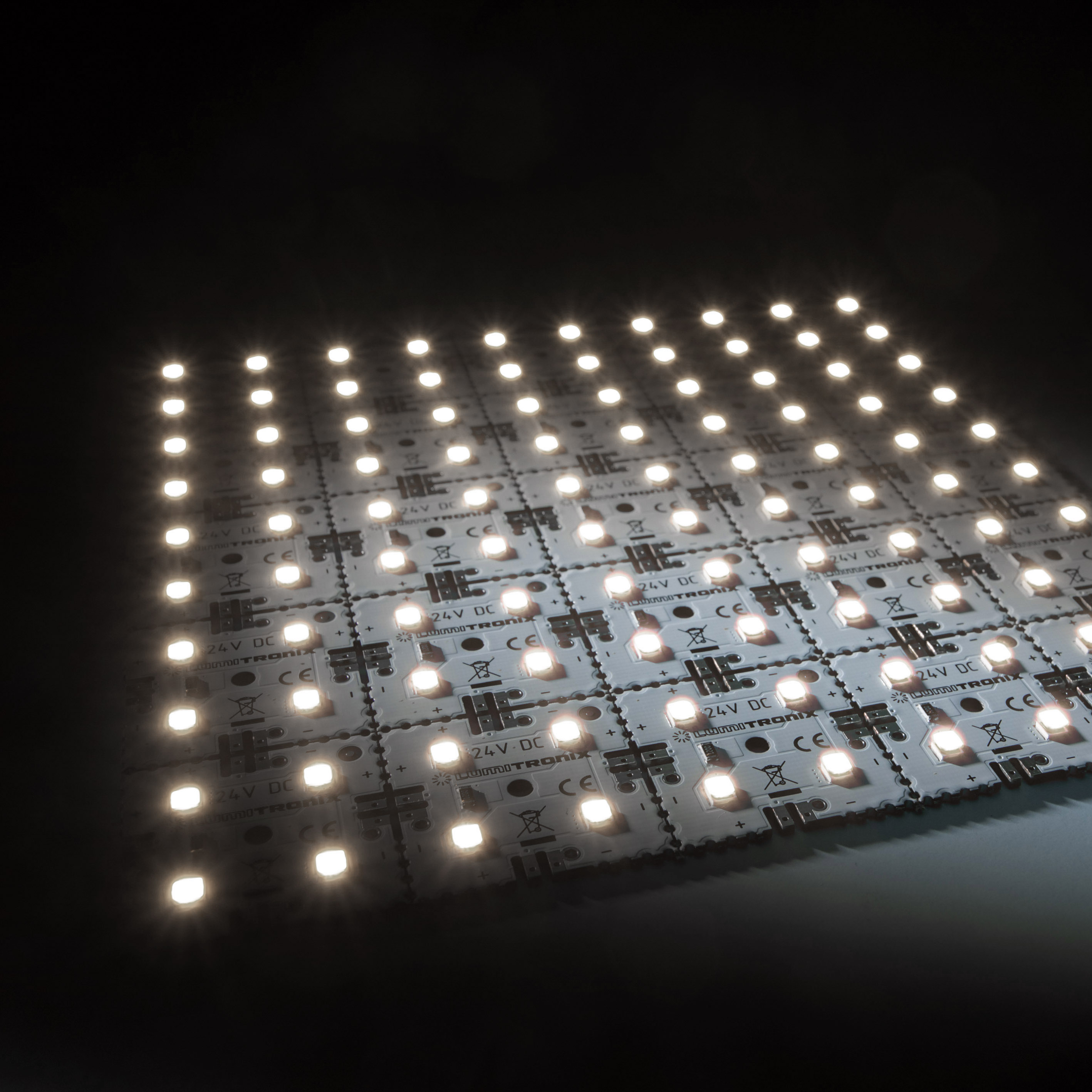 Nichia LED retroilluminazione Modulo Matrix Mini 25 segmenti (5x5) 100 LED 24V Bianco 4000K 4000K 12W 1885lm