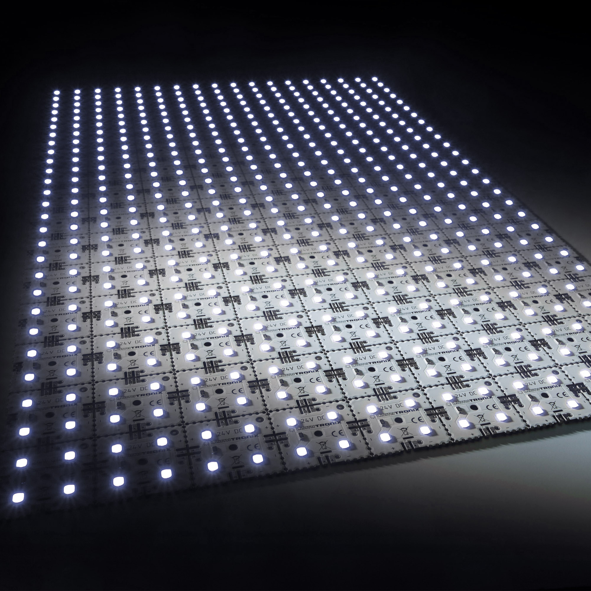 Modulo retroilluminazione Nichia Matrix Mini 126 segmenti (9x14) 504 LED 24V Bianco 6500K 60.5W 9840lm