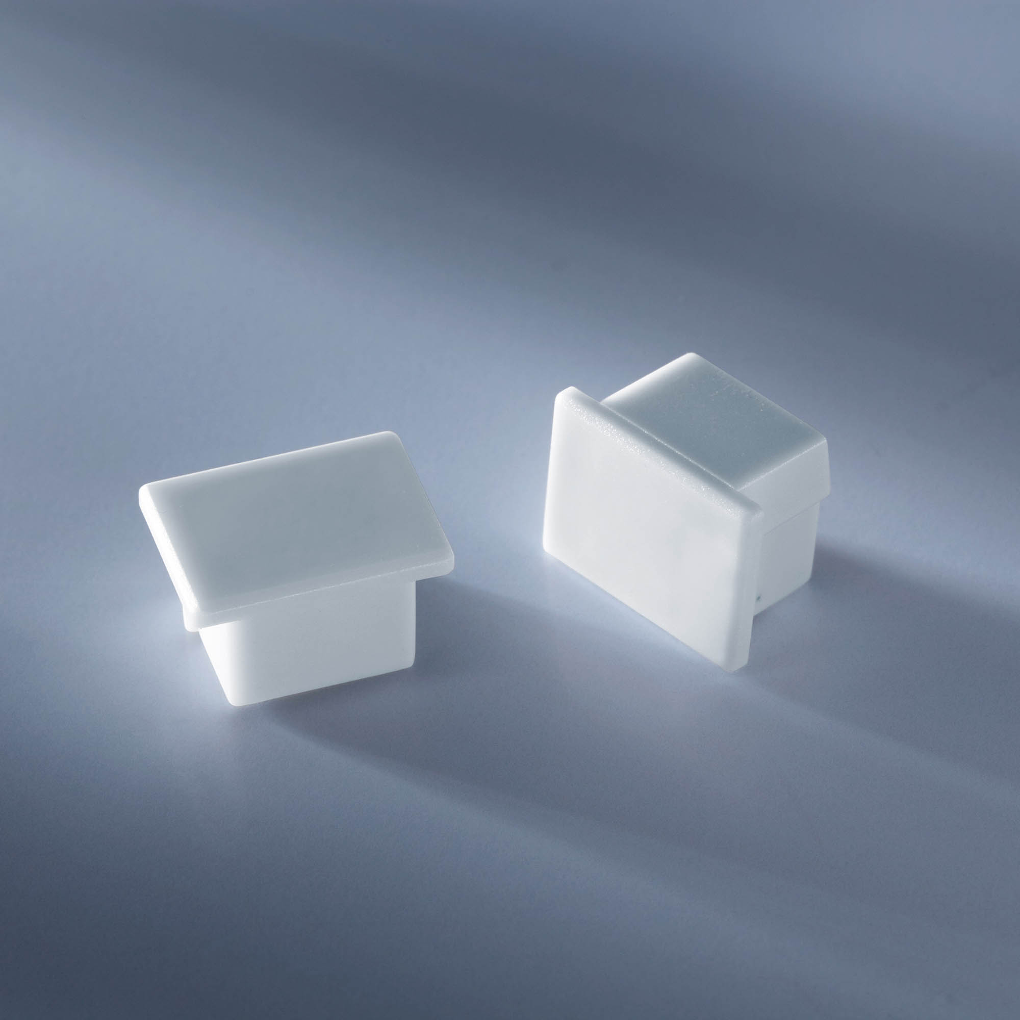 Tappo terminale chiuso per profilo in alluminio Aluflex per strisce LED profonde 1020mm