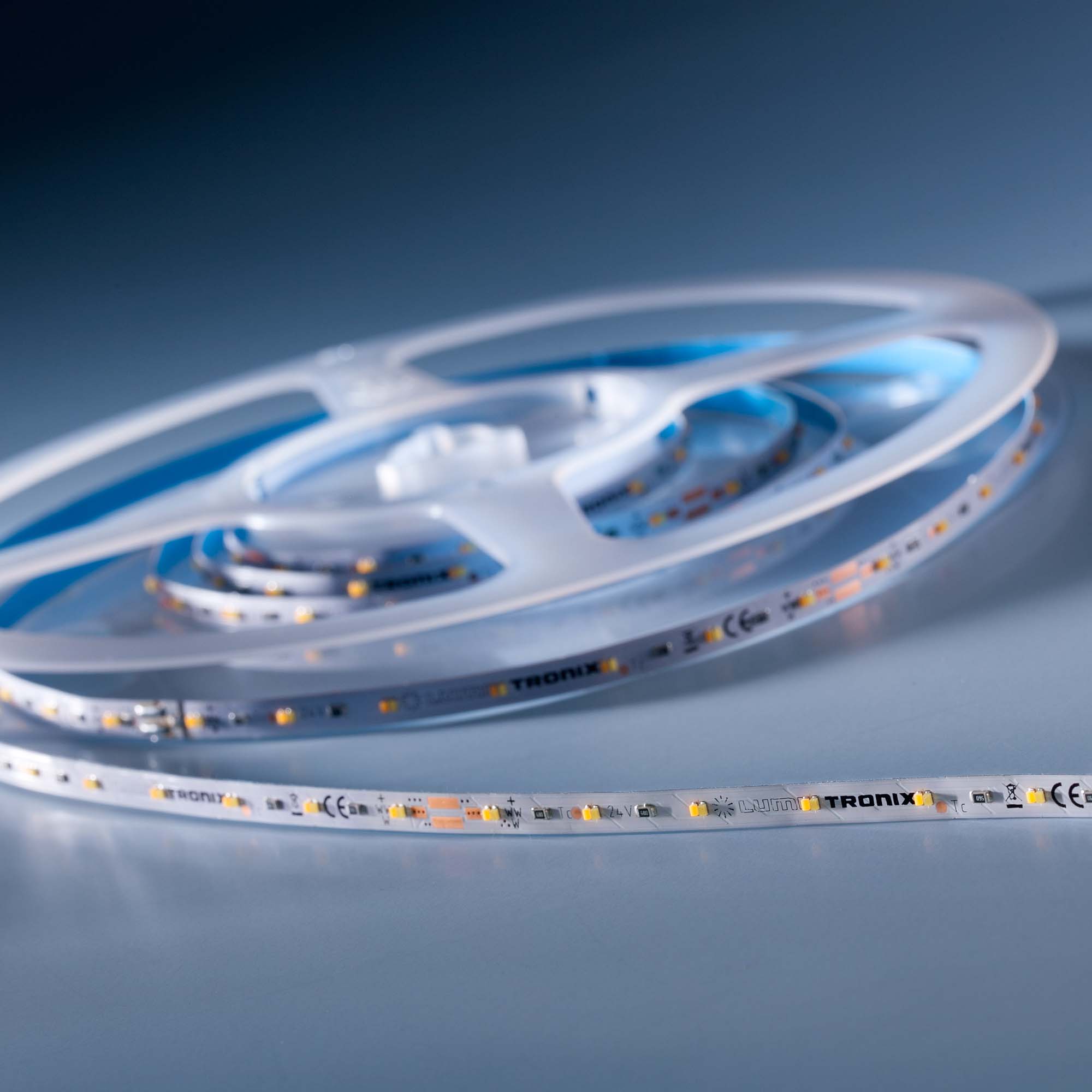 SlimFlex280 Nichia Striscia LED TW 2700-6500K 4280lm 24V 140 LED/m 2m bobina (2055lm/m)