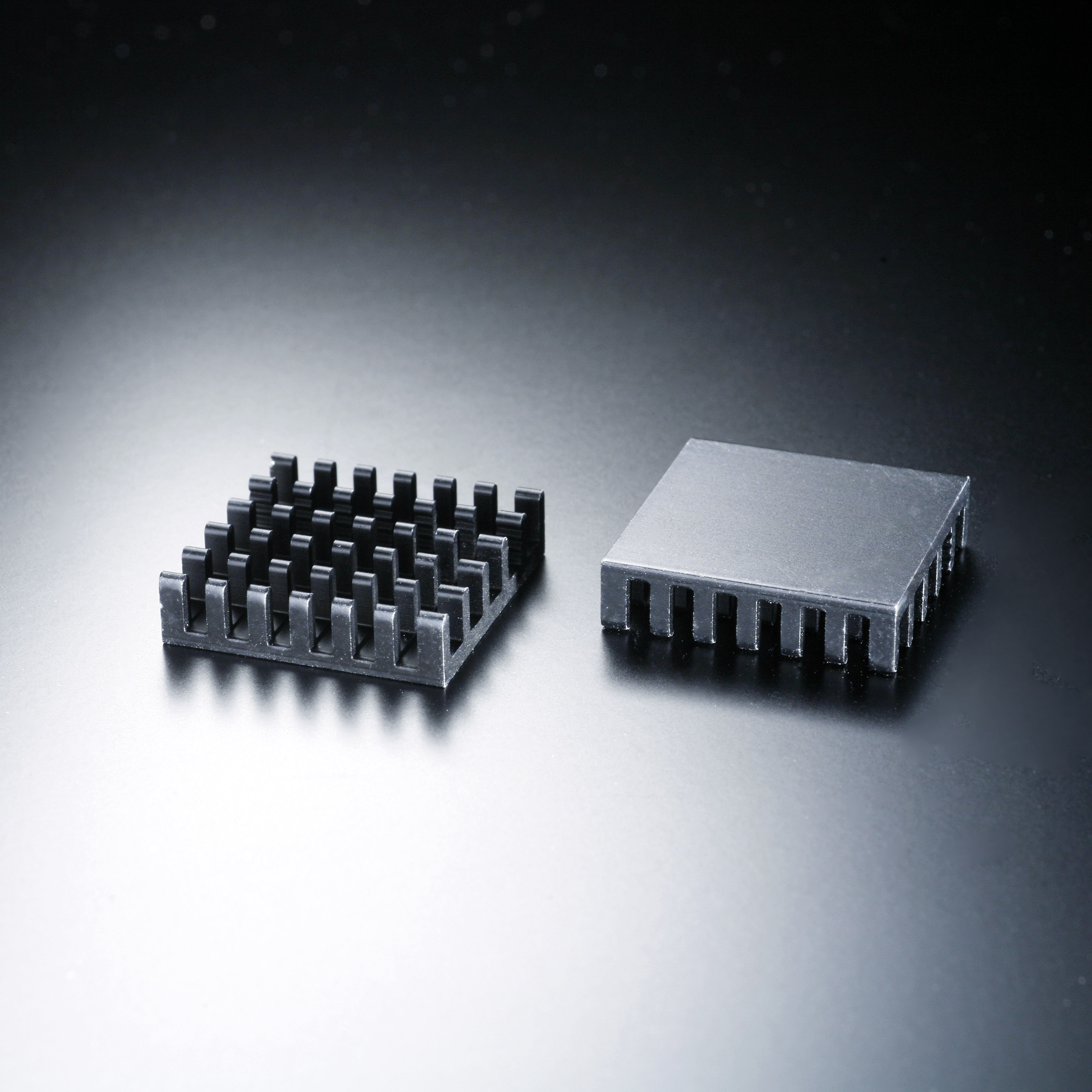 Dissipatore di calore quadrato 23x23mm per un LED ad alta potenza max. 1 Watt