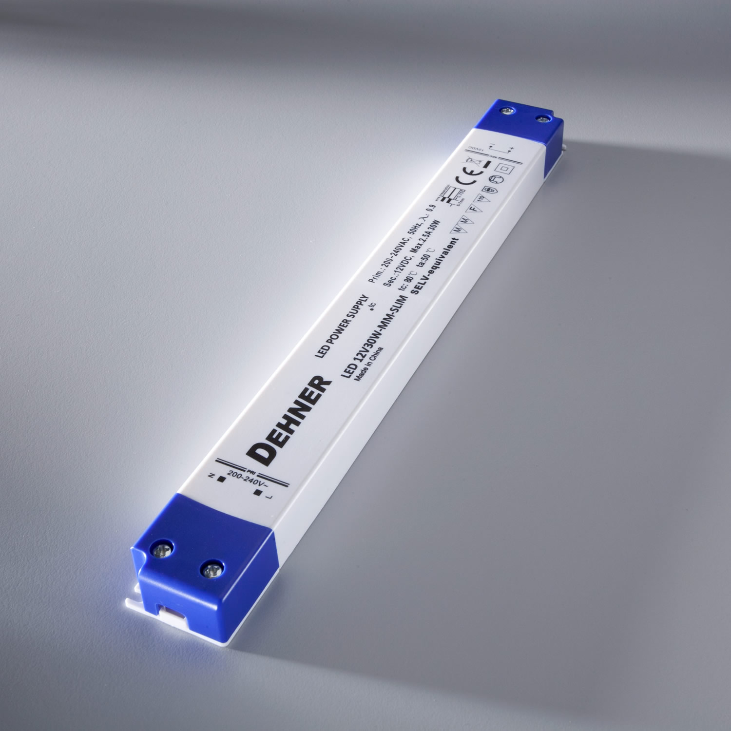 Alimentatore Dehner LED 12V30W-MM-MM-SLIM slim 2.5A 12V 30W