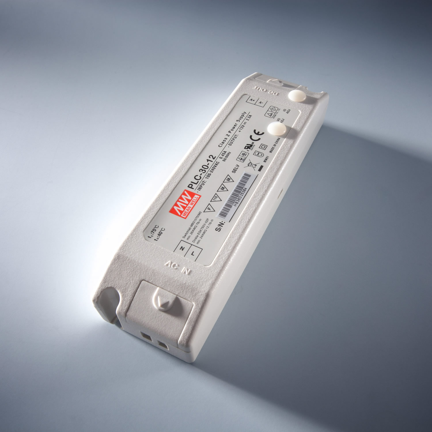 Alimentazione a tensione costante MEAN WELL PLC-100-24 IP20 230V a 24V 4A 100W