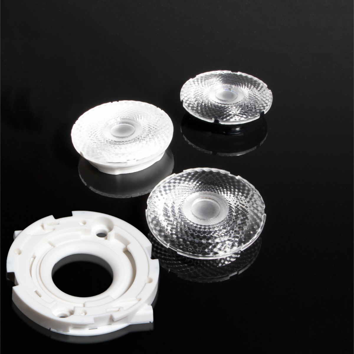 NICHIA COB Light-Engine, Square COB-S LEDs, LEDiL Optics, MechaTronix Heatsink (3000-5000lm, 2200-6500K, RA80-95)