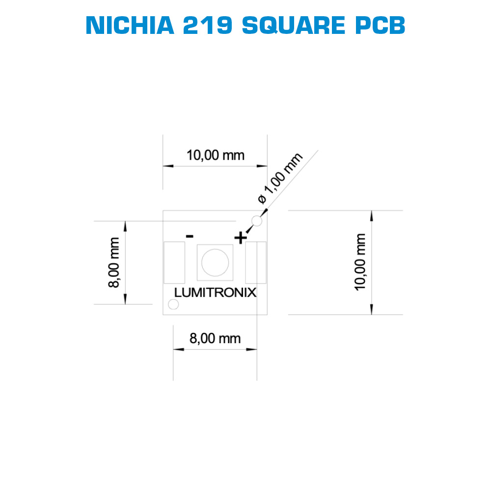 Modulo LED Nichia 219 a stella o quadrato configurabile CRI bianco 70-90 1800-6500K Alta potenza 3W NVSW219 LED 1000mA (fino a 1000lm)