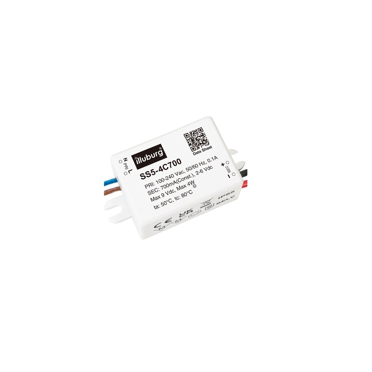 Constant Current LED Driver illuburg IP67 700mA 2 > 6V