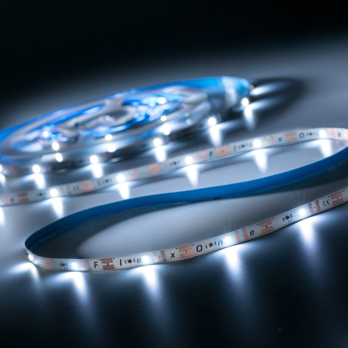 FlexOne2080 Samsung LED Strip bianco freddo 6500K 6640lm 12V 20 LED/m 5m bobina (1328lm/m 16,8W/m)