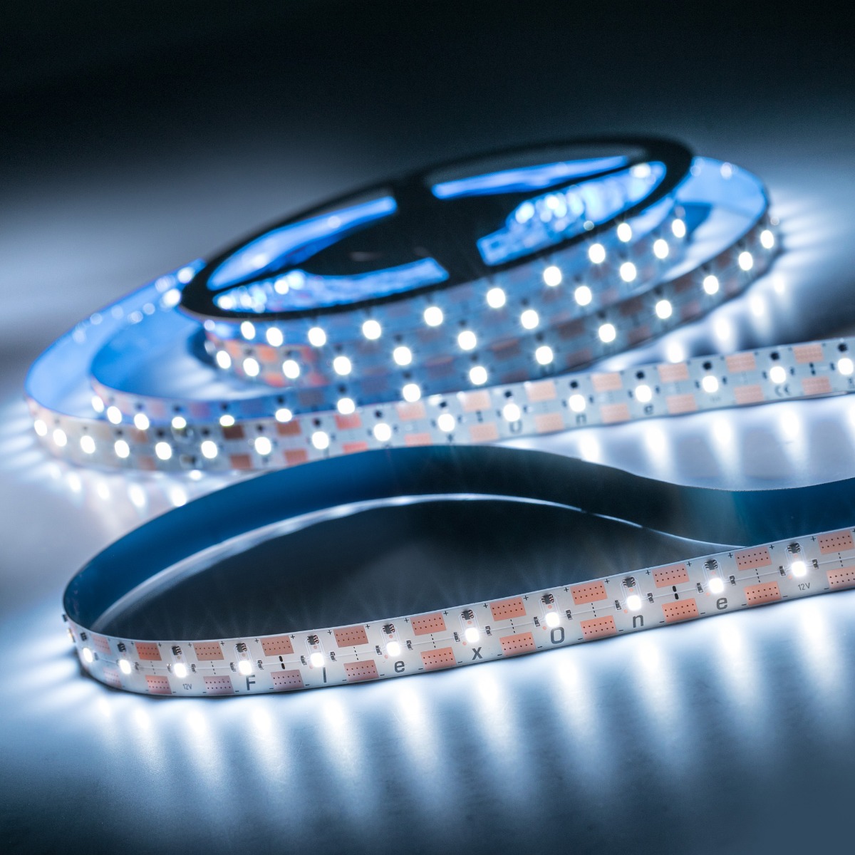 FlexOne3080 Samsung Striscia LED bianco puro 4000K 12875lm 12V 50 LED/m 5m bobina (2575lm/m 30W/m)