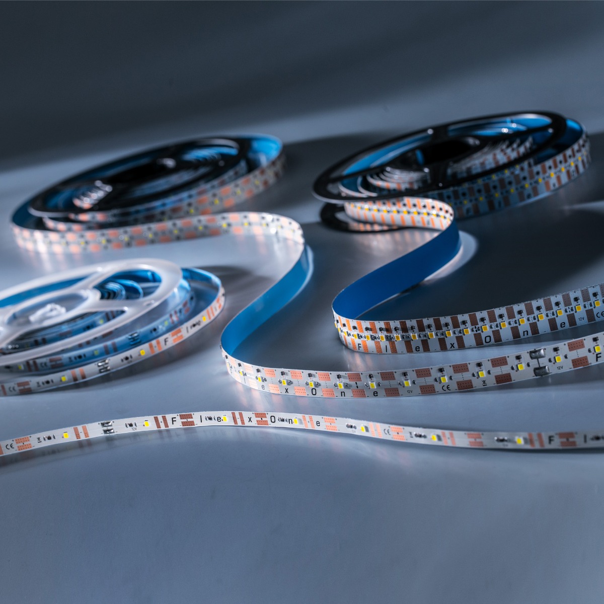 FlexOne3080 Samsung Striscia LED bianco puro 4000K 12875lm 12V 50 LED/m 5m bobina (2575lm/m 30W/m)
