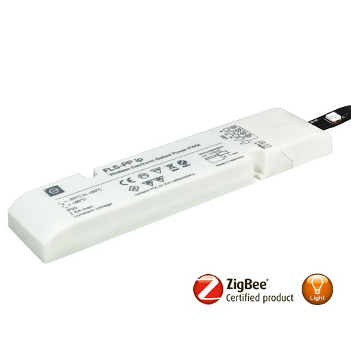 Alimentatore elettronico senza fili FLS-PP lp con interfaccia Power PWM per strisce LED/LED RGBW e RGB 24V) prodotto certificato ZigBee