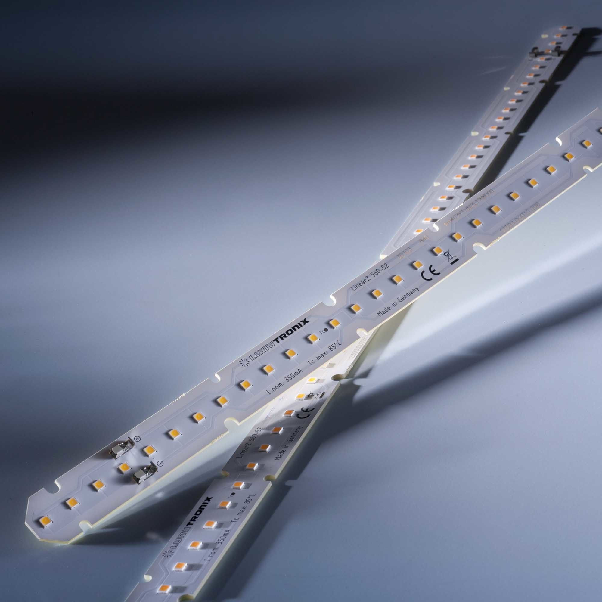 LumiBar-52-3098+ Striscia LED Toshiba-SSC Sunlike CRI98 bianco caldo 2700K 1325lm 350mA 39,6V 52 LED 56cm modulo (2367lm/m 25W/m)