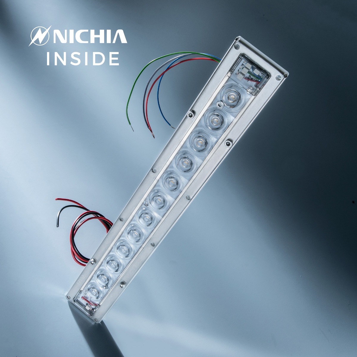 Modulo LED UVC Nichia viola 280nm 12 LED NCSU334B 882mW 29cm 1050mA IP67 per disinfezione e sterilizzazione 
