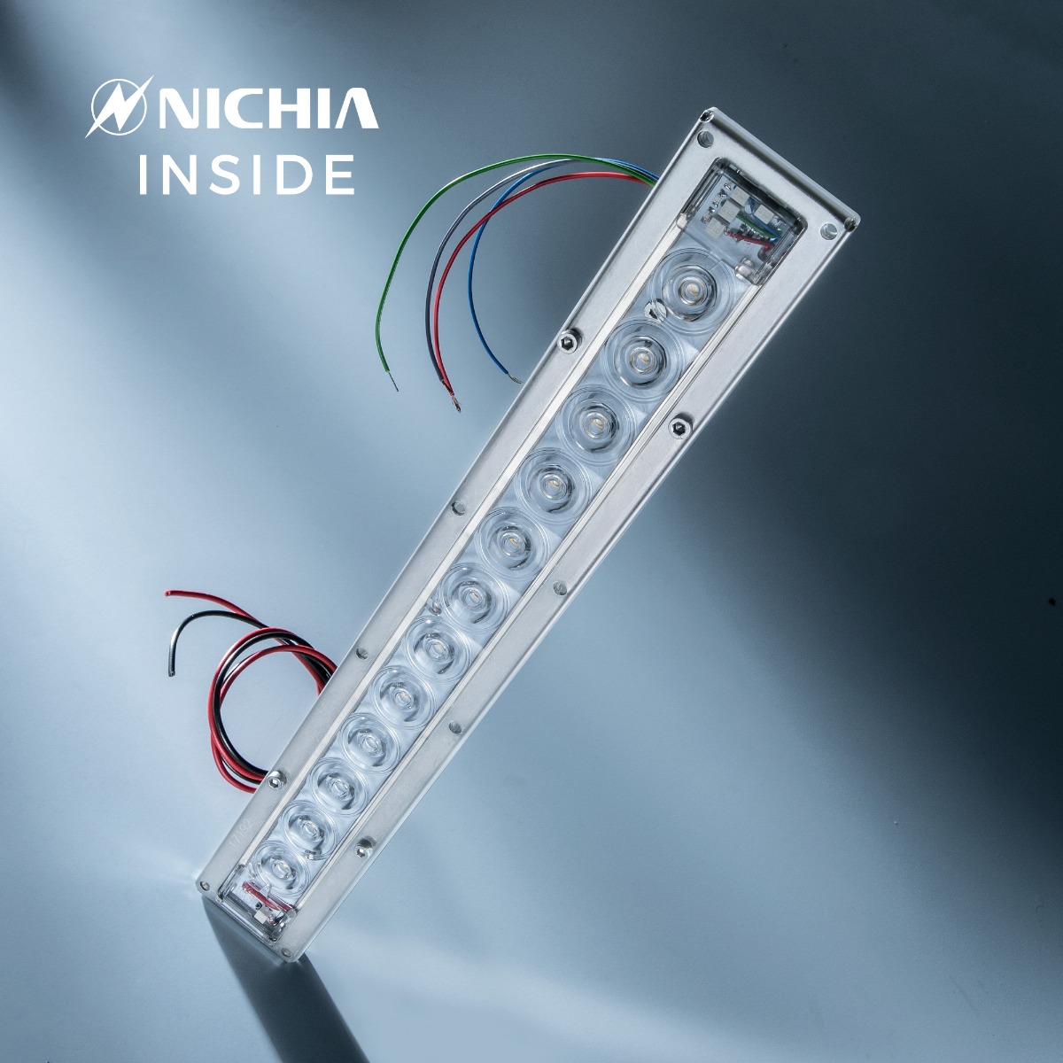 Modulo LED UVC Nichia viola 280nm 12 LED NCSU334B 882mW 29cm 1050mA IP67 per disinfezione e sterilizzazione