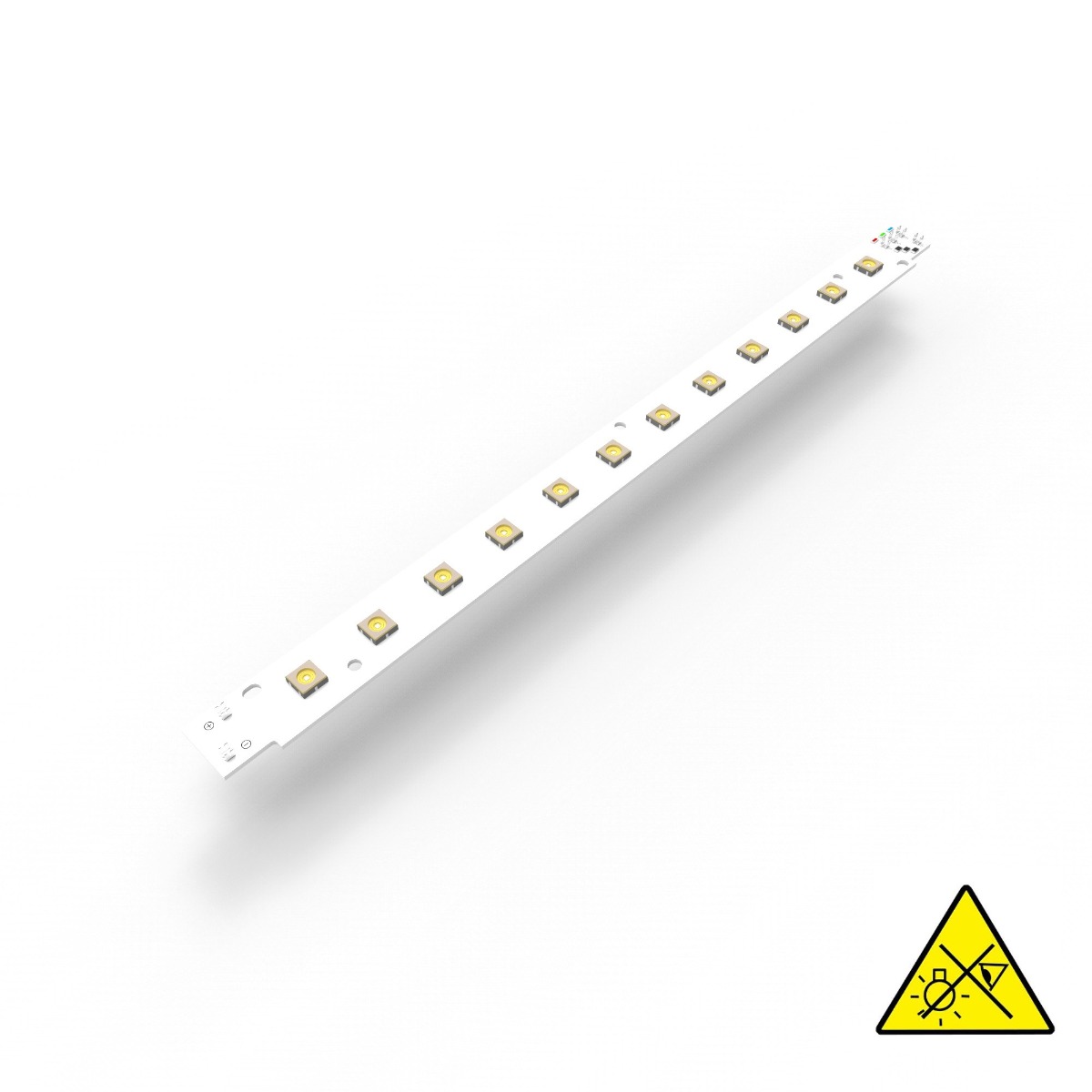 Striscia LED UVC viola Seoul Viosys 275nm 12 LED 264mW 28cm 600mA per la disinfezione e la sterilizzazione