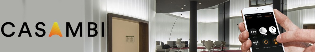 Controllo della luce Casambi con SunLike LED per una vera illuminazione centrata sull'uomo